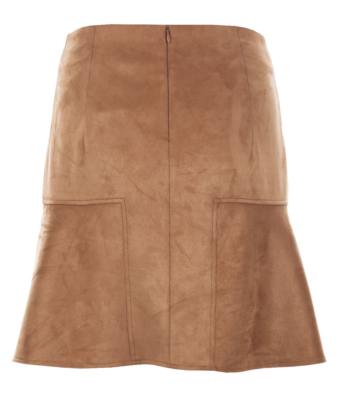Faux-suede skirt  1